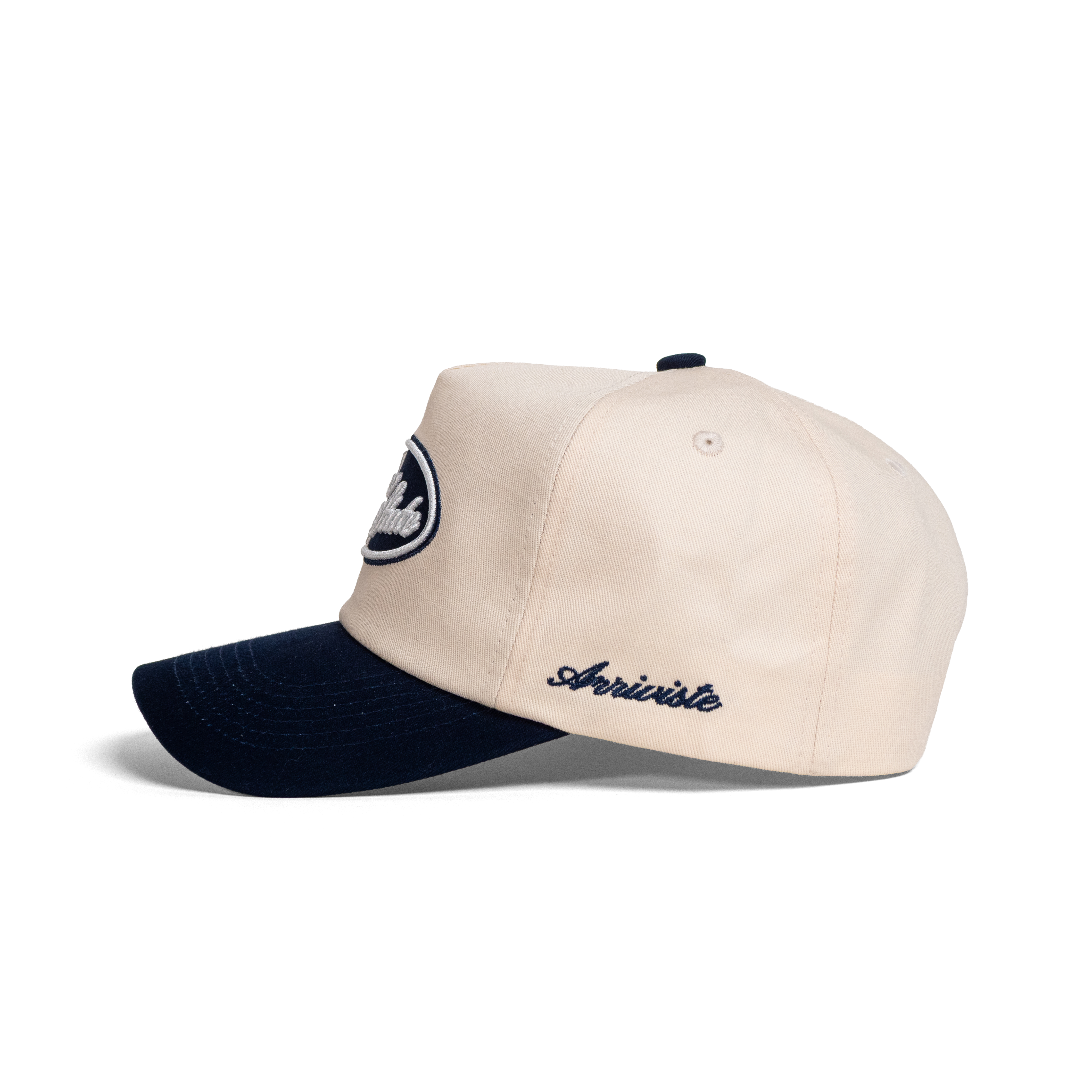 The Flow State Snapback // Navy & Creme