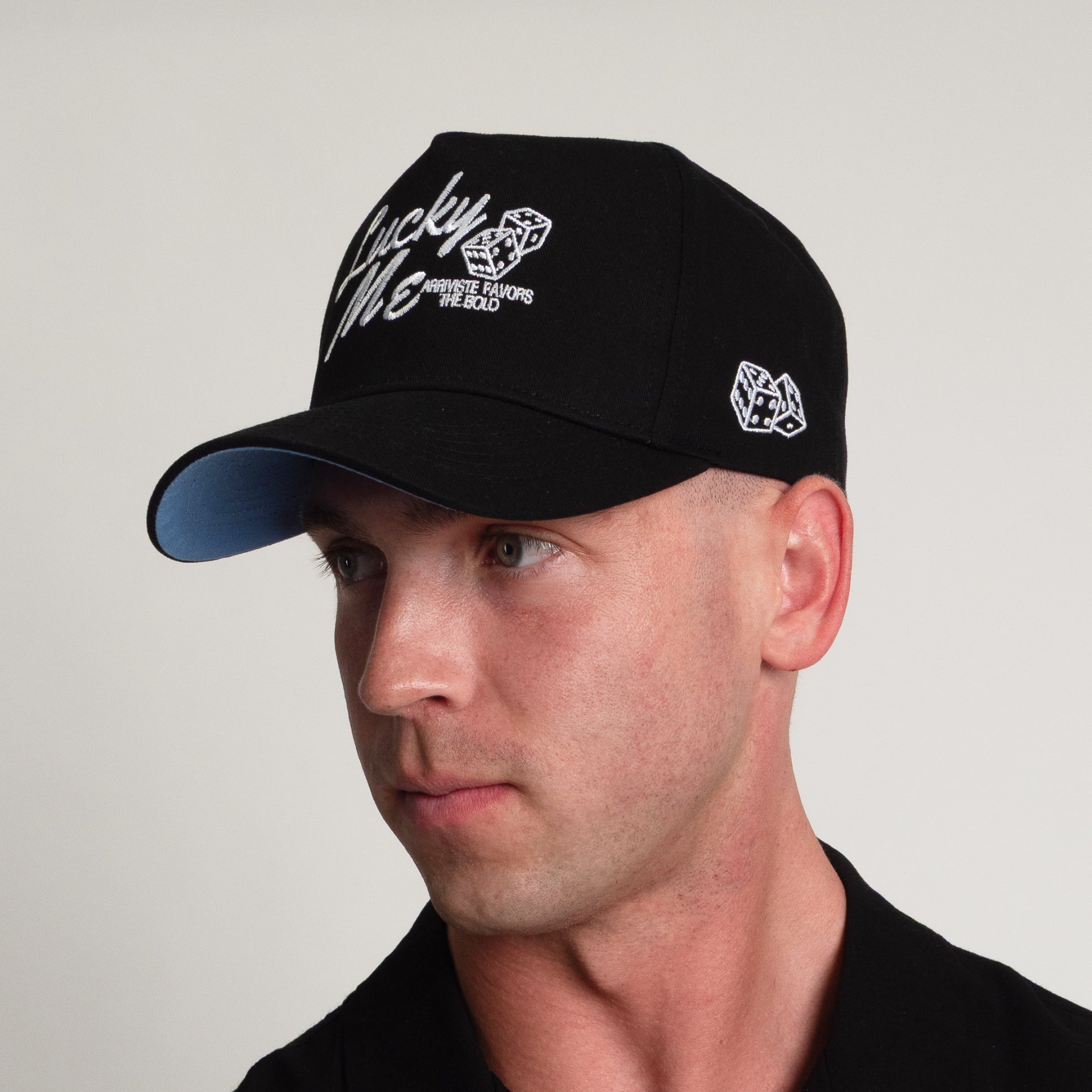 The Lucky Me Snapback // Black & White