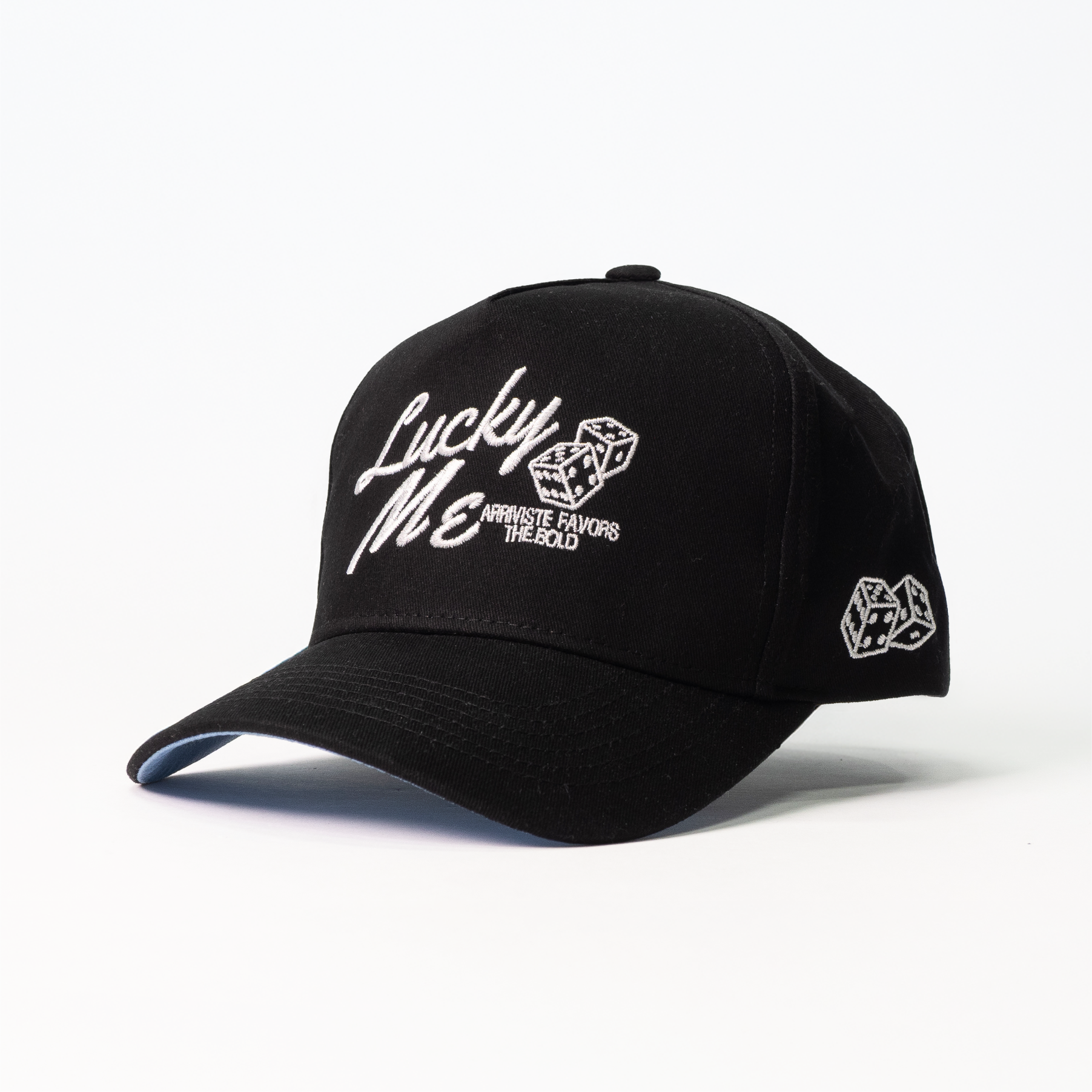 The Lucky Me Snapback // Black & White