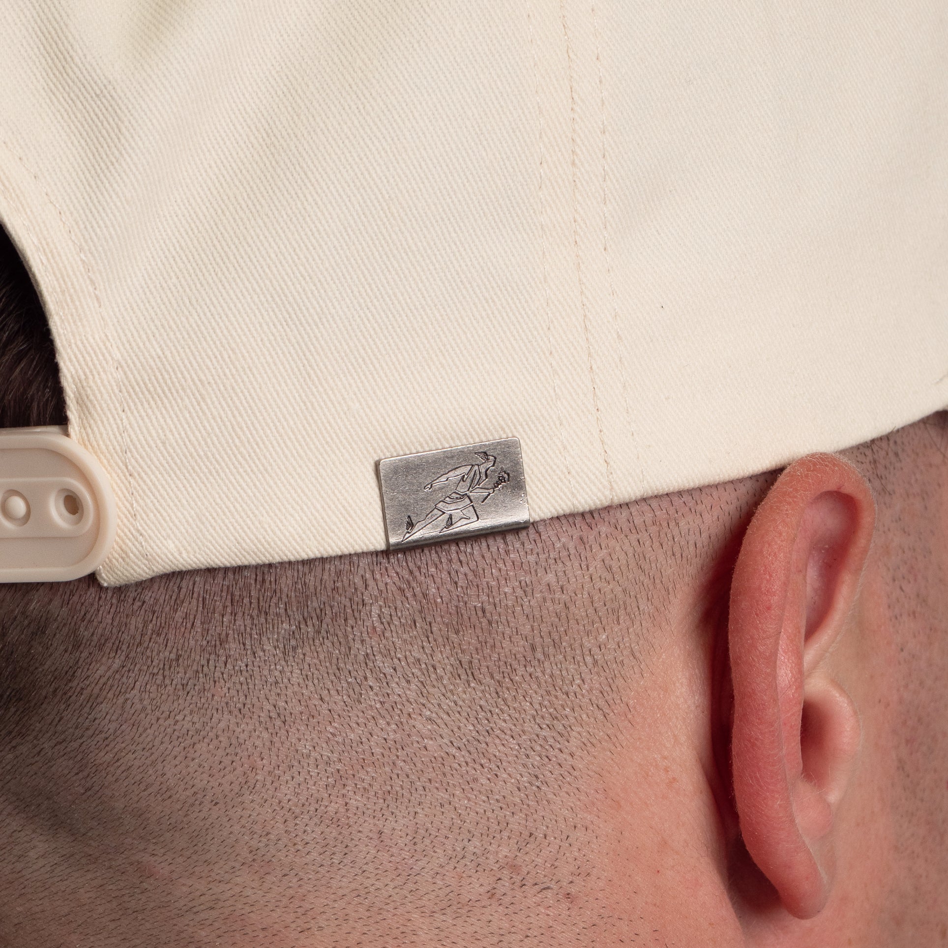 The Initial Snapback // Black & Creme