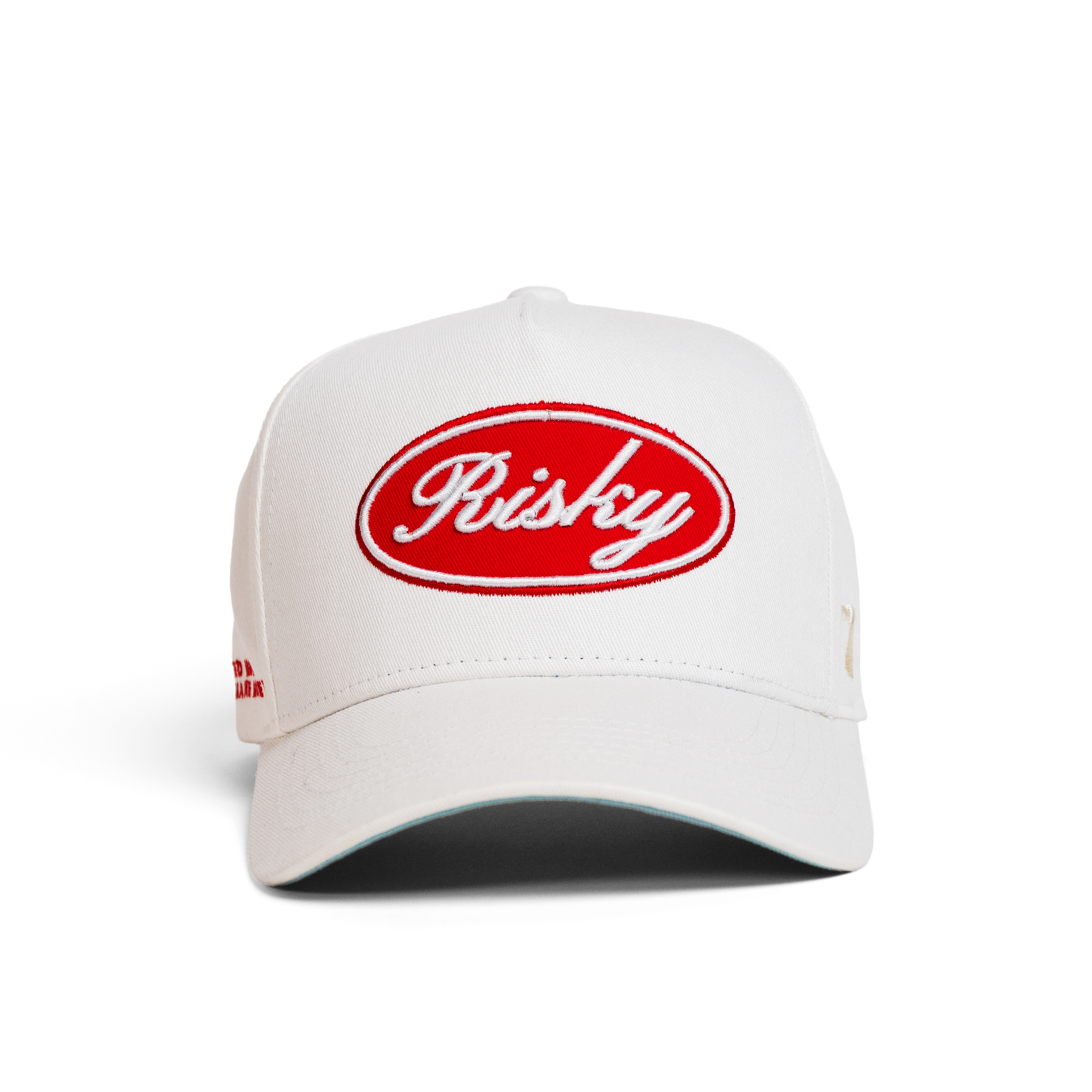 The Risky Snapback // White & Red