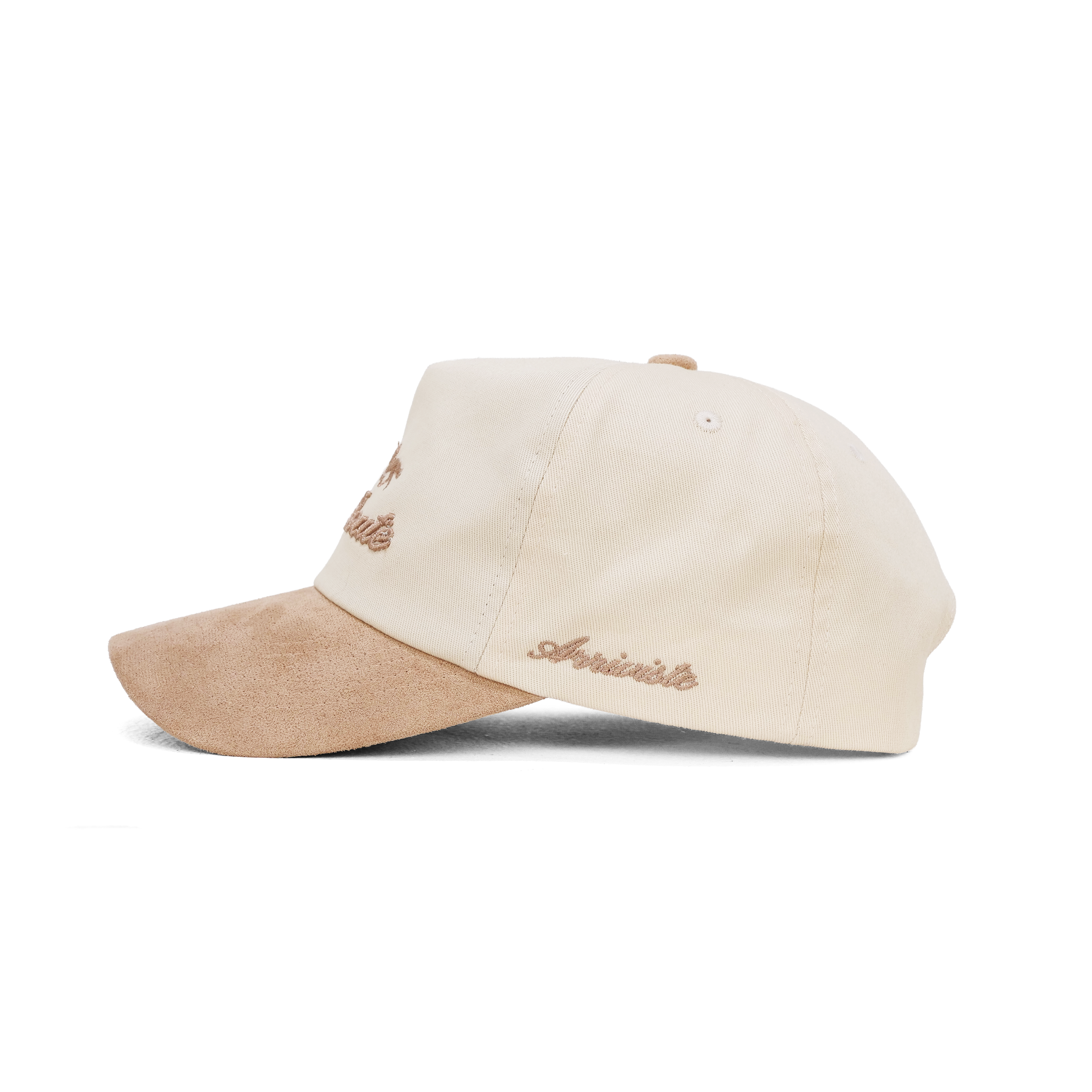 The En Route Snapback // Champagne Suede