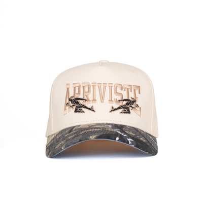 The Hermes Snapback // Camo & Creme