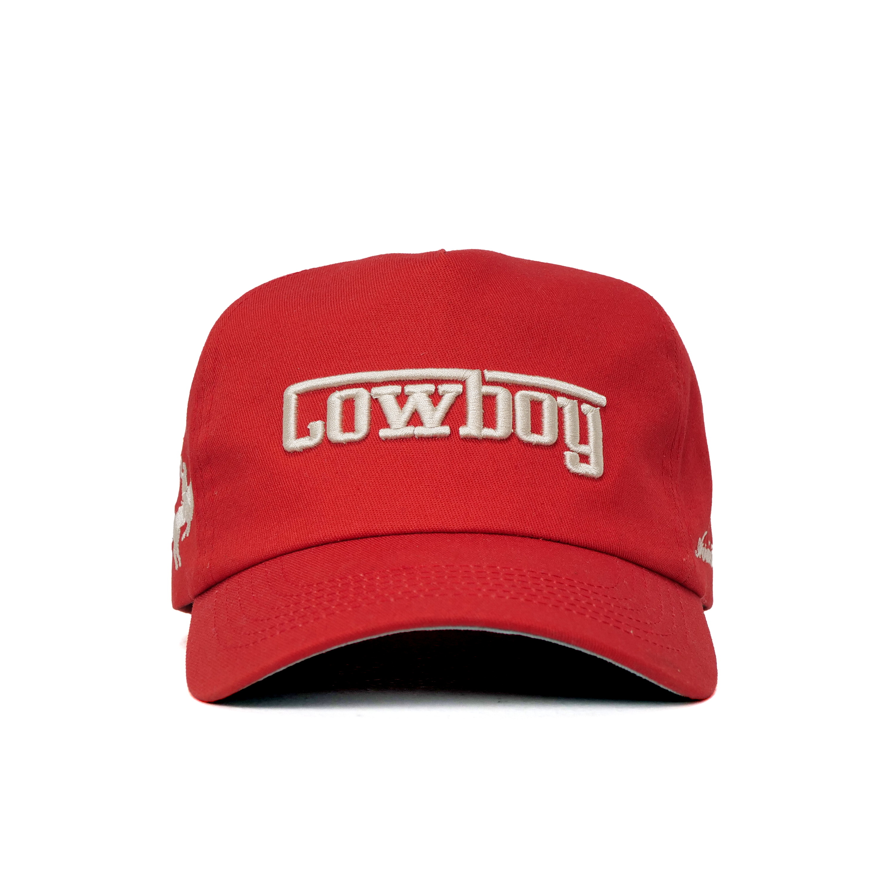 The Cowboy Snapback // Racing Red