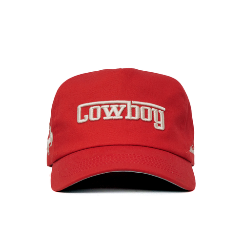 The Cowboy Snapback // Racing Red