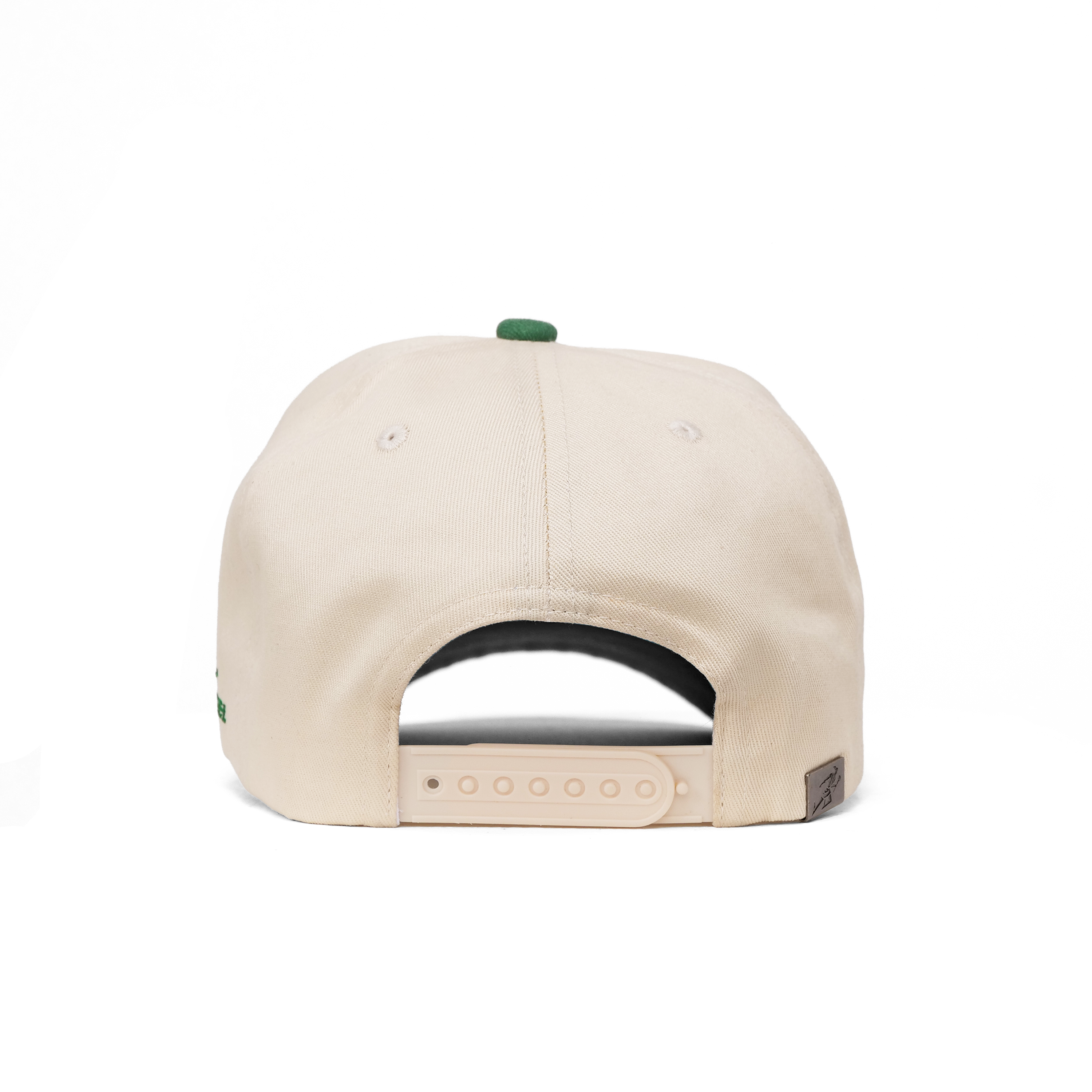 The Rover Snapback // Green & Creme