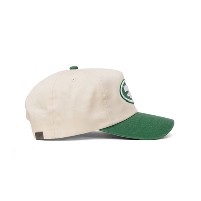 The Rover Snapback // Green & Creme