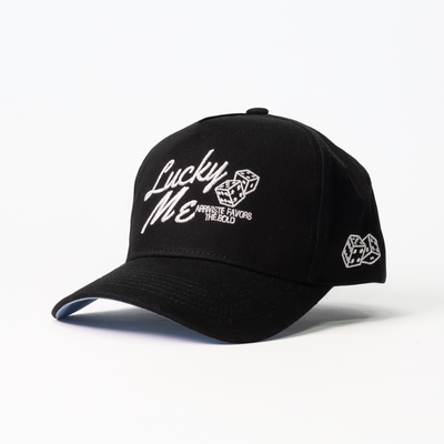 The Lucky Me Snapback // Black & White