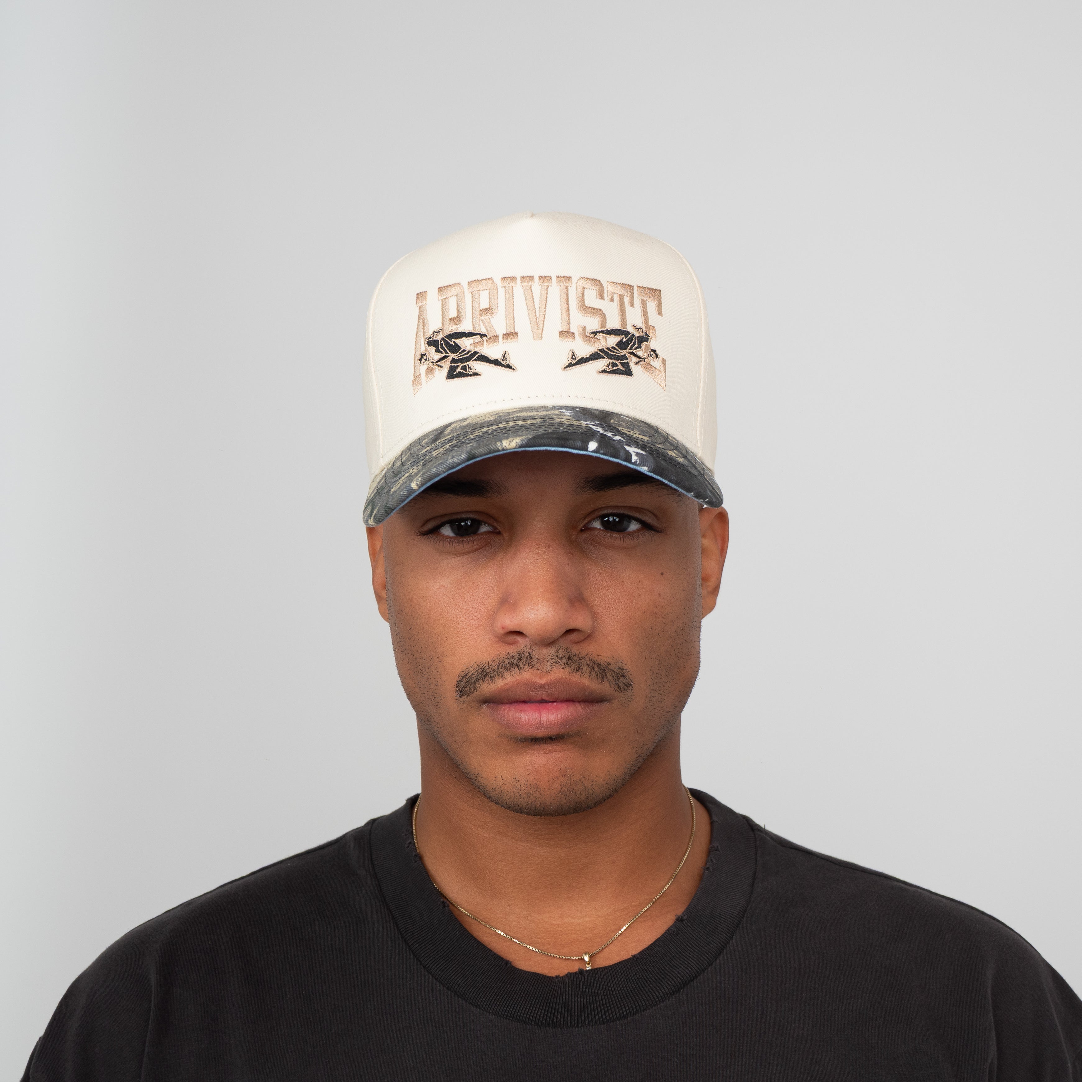 The Hermes Snapback // Camo & Creme