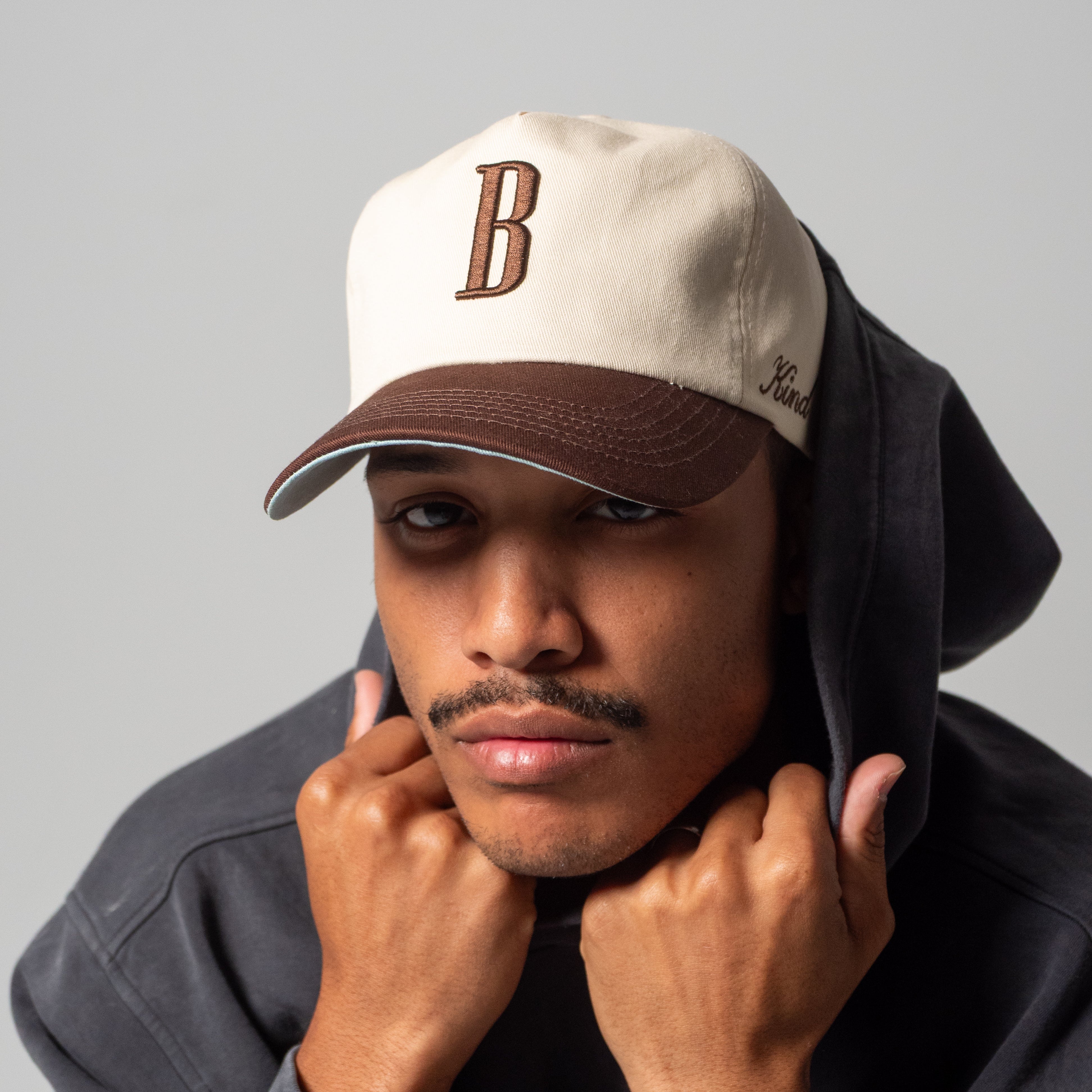 The B Kind Snapback // Creme & Mocha