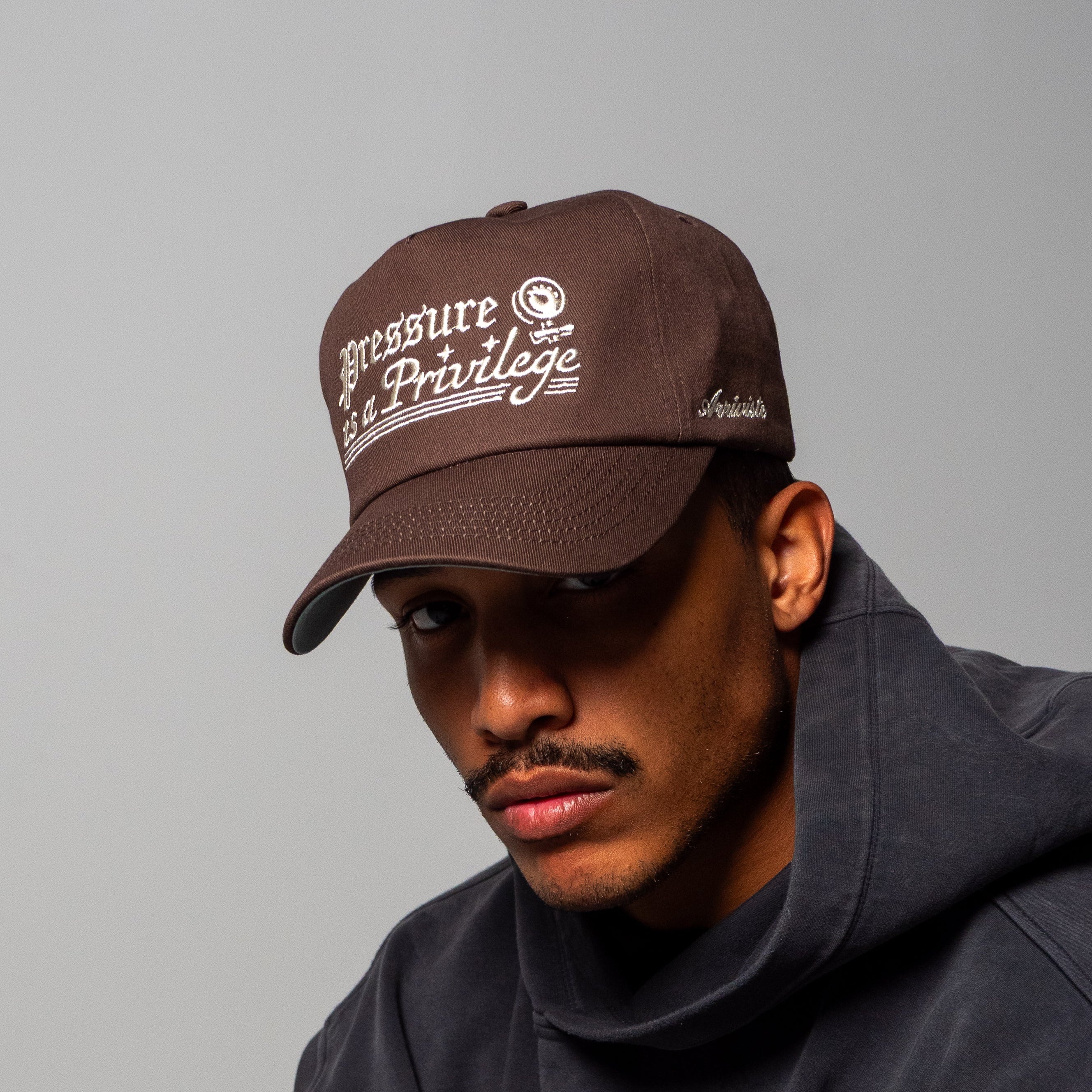 The Pressure Snapback // Mocha & Creme