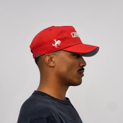 The Cowboy Snapback // Racing Red