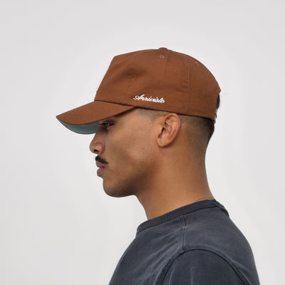 The Serif Snapback // Saddle Brown & Creme