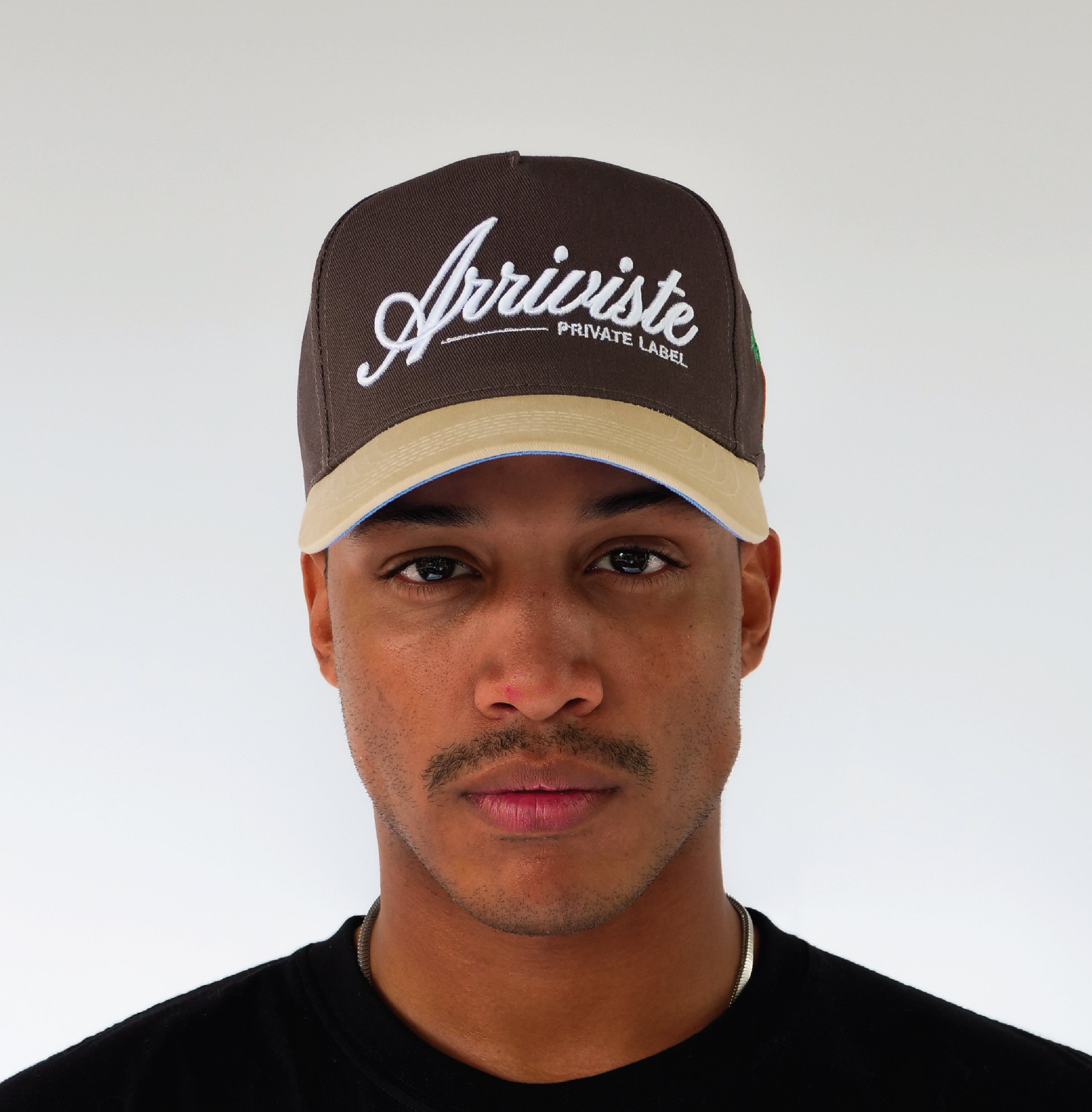 Arriviste Signature Snapback  // Mocha & Khaki