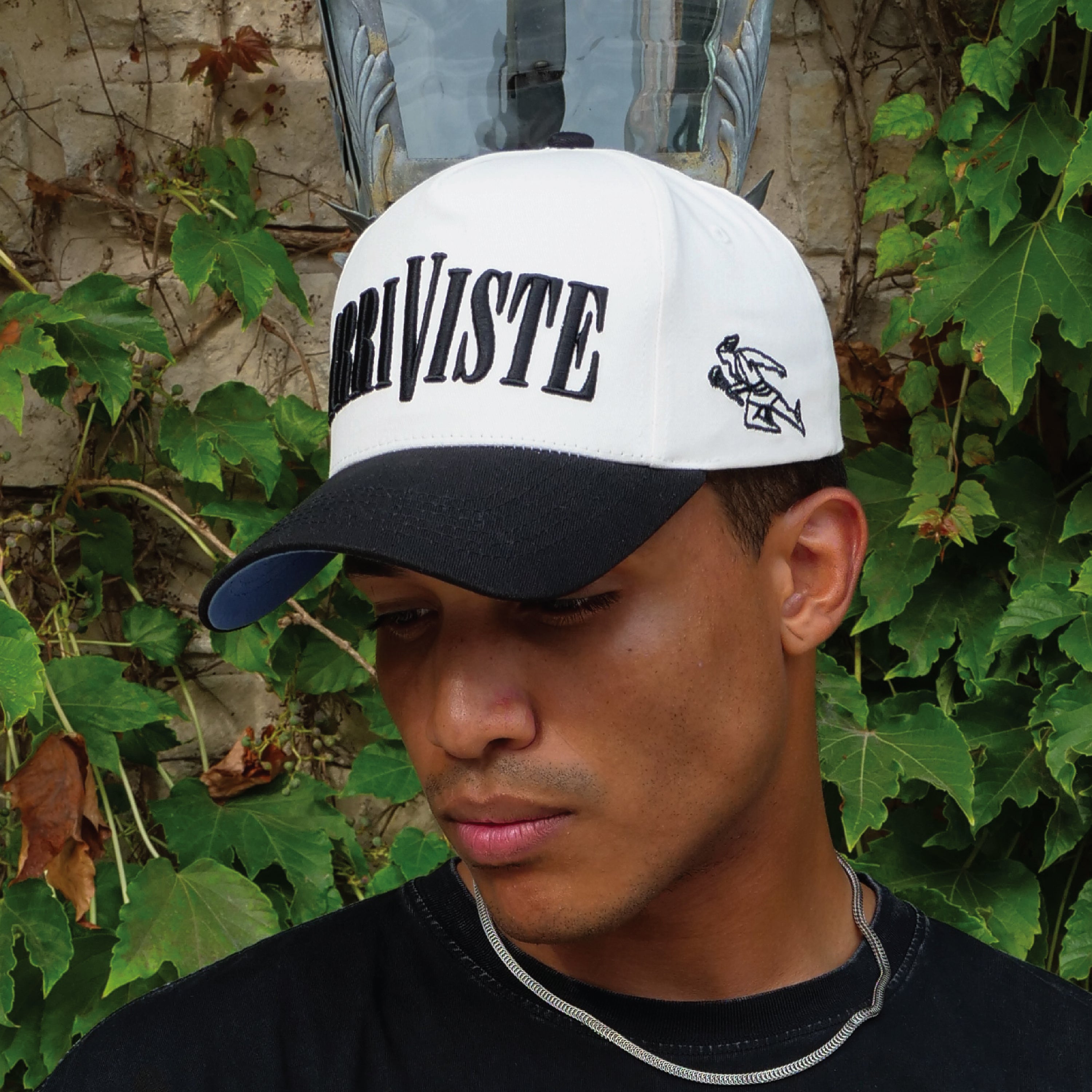 The Classic Snapback // Creme & Black