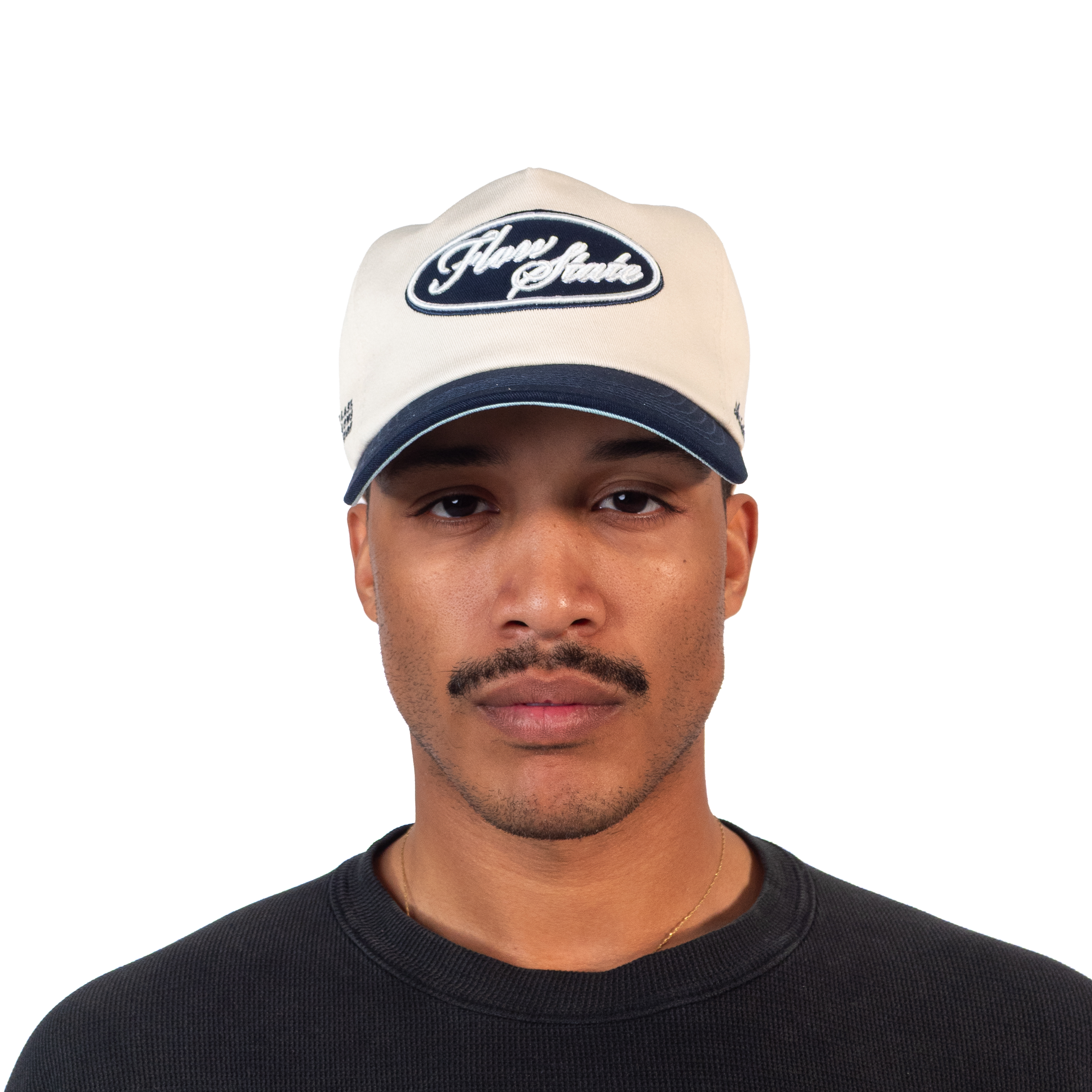 The Flow State Snapback // Navy & Creme