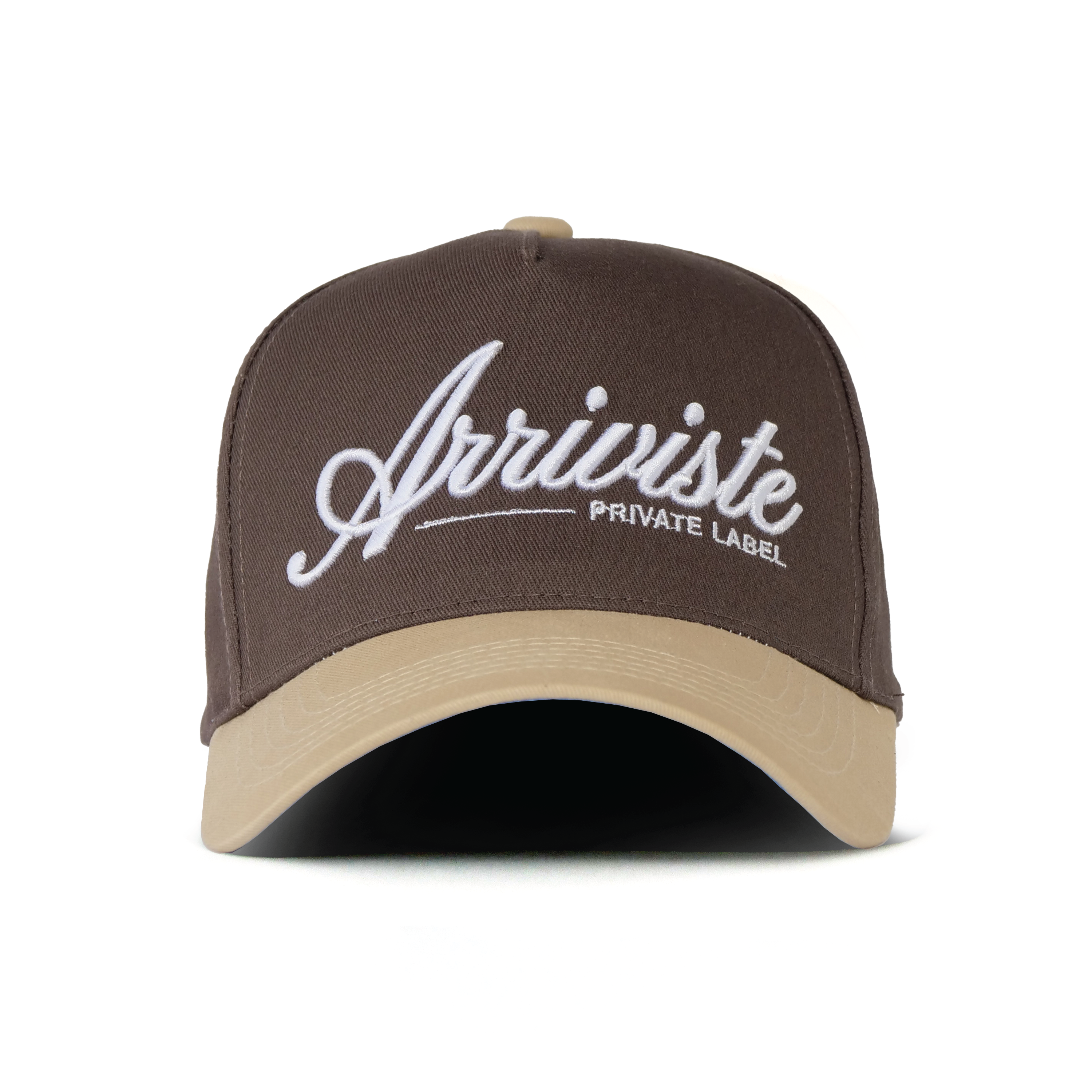 Arriviste Signature Snapback  // Mocha & Khaki