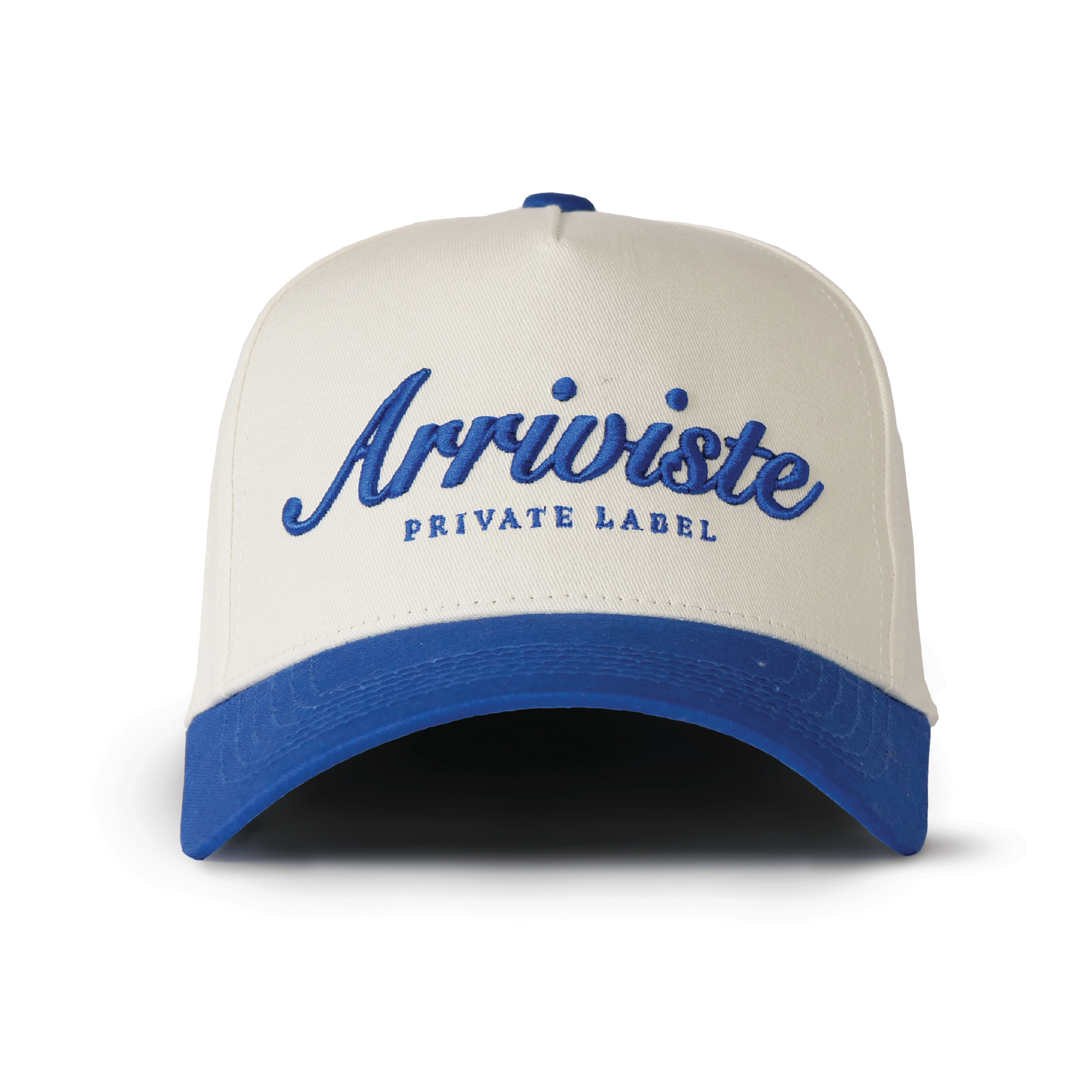 Le Arriviste Snapback // Cream & Blue