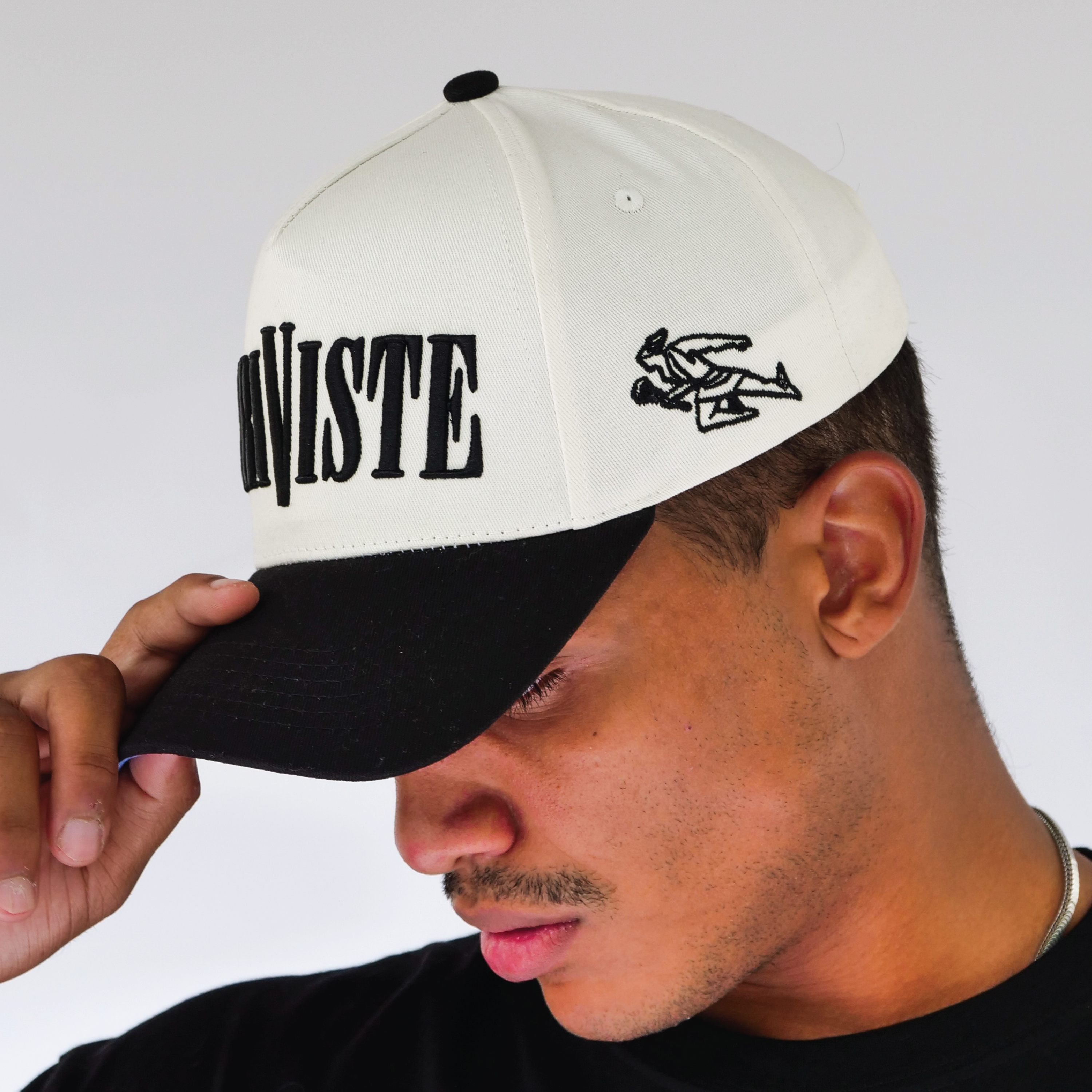 The Classic Snapback // Creme & Black