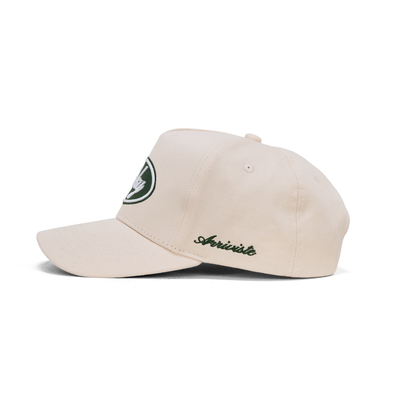 The Lucky Snapback // Creme & Green