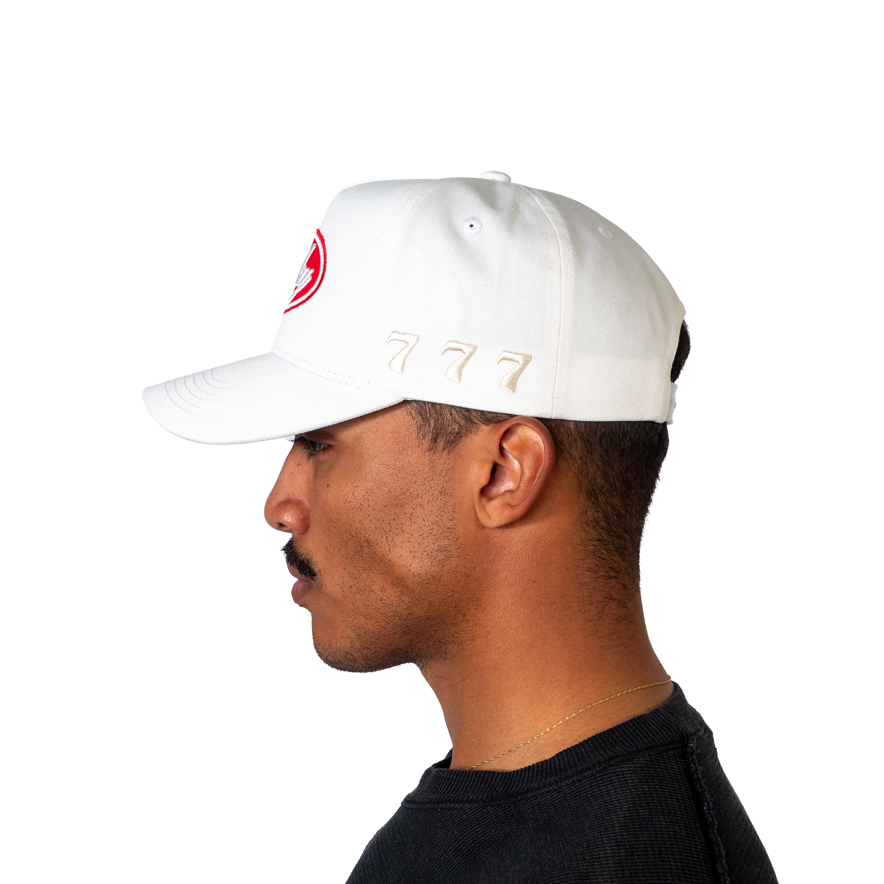 The Risky Snapback // White & Red